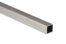 Edelstahl Vierkantrohr Rechteckrohr (L: 3 - 6 m) Gel&auml;nder V2A geschliffen Metall