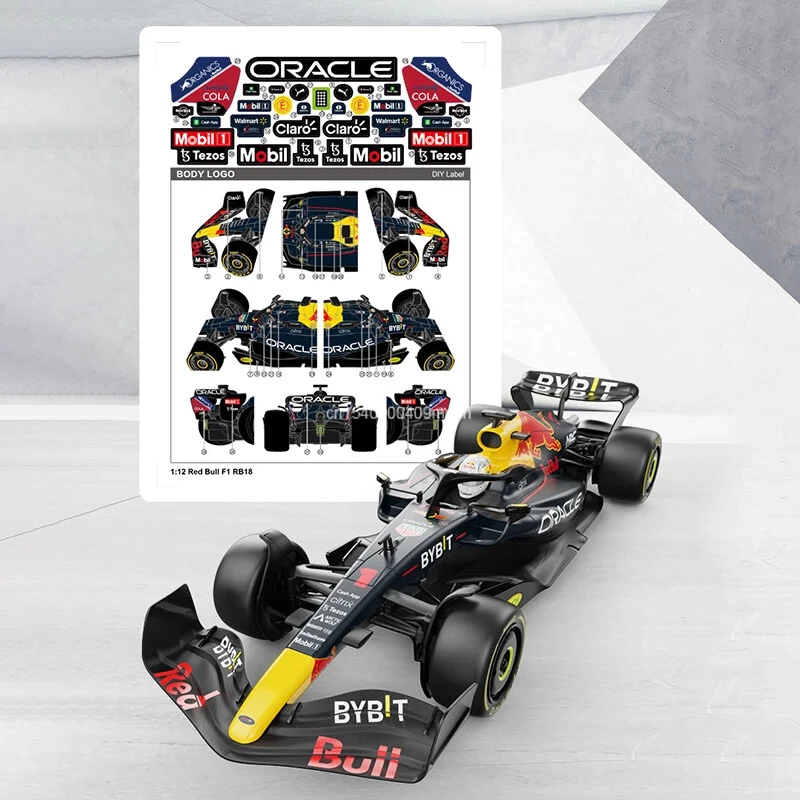 RC Car 1:12 F1 Formula Red Bull RB18 Max Verstappen Remote Control Racing Cars - Image 4 of 4