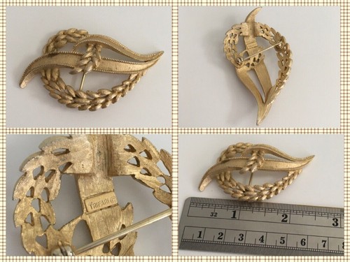 Vtg Brooch Pin Lot-Kramer/Pim/Trifari/Marvelle/Emmons/Unmarked - LOT OF 20 PCS! - Picture 15 of 23