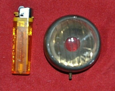 Optique De Phare Avant Vélo Ancien - Verre Bombé - Pièce Détachée Vintage