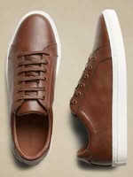 Banana Republic Factory Men's Vegan Leather Sneakers (4 Colors) only