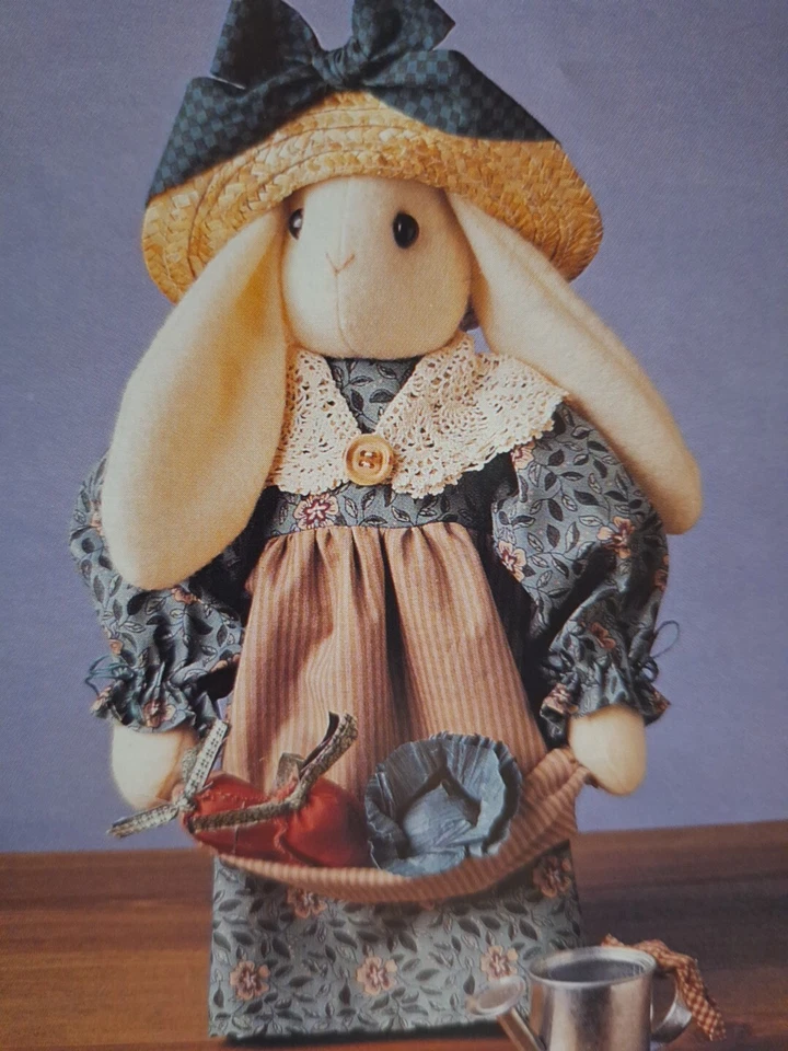 Plastic Bottle Garden Bunny Fabricraft 358 Craft Sewing Pattern Soft Sculpted - Image 2 of 4