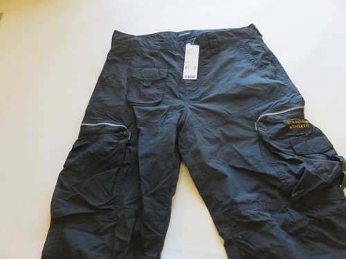 NUEVO Pantalones cargo Urban Outfitters para hombre 30x30 tela estándar negro poliéster - Imagen 11 de 13