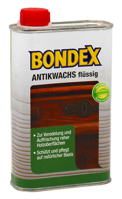 0,5L Bondex Antikwachs flüssig Holzwachs Holz Wachs Möbelwachs