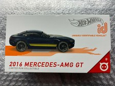 Hot Wheels id 2016 MERCEDES-AMG GT Series 1 Speed Demons #4/5 Black MIB Limited