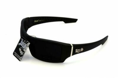 Men's Locs Sunglasses Black Frame Category 3 Dark Lens Sunglasses