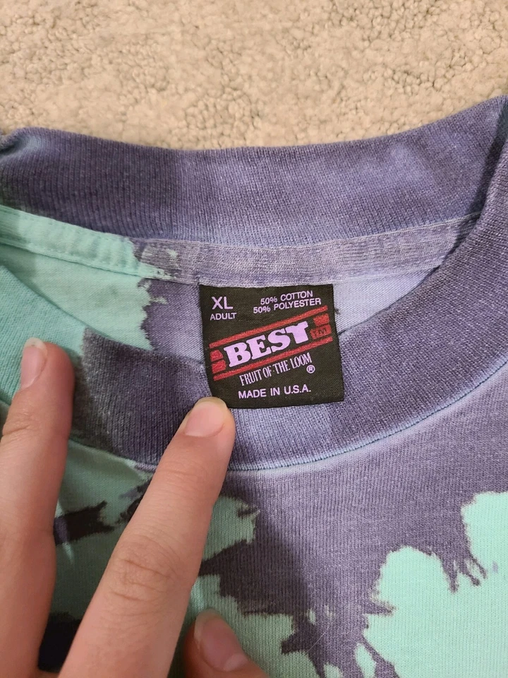 Винтажная футболка 90-х Dazed and Confused галстук краситель размер XL ВИНТАЖ 1993 промо футболка с фильмом - Изображение 3 из 4