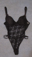 WOMEN'S RARE Fredericks of Hollywood Bodysuit Lingerie Size Large ONE PIECE