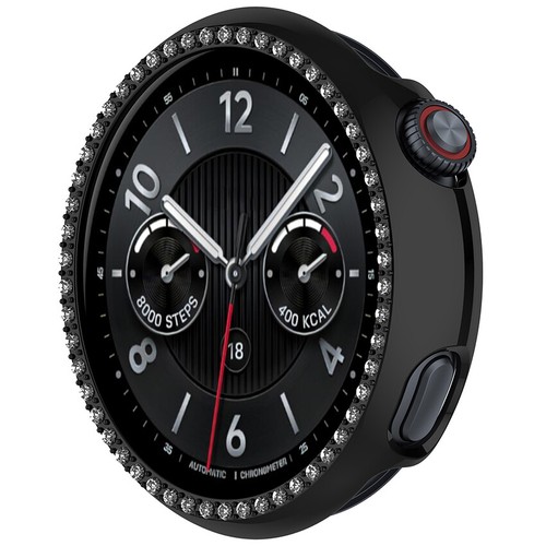 Ligne unique diamant squelette étui cadre housse de protection pour Vivo Watch5 - Photo 8/29
