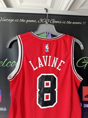 Authentic Zach Lavine #8 Chicago Bulls NBA Basketball Jersey | eBay