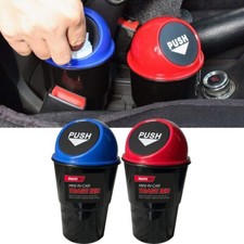 Plastic Portable Car & Van Mini Trash Can Rubbish Travel Bin Ashtray 17cm