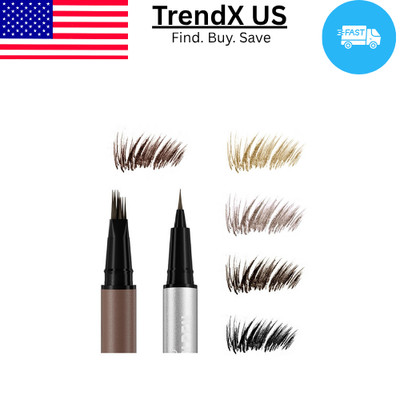 Multi-tips Eyebrow Marker, 5 Colors Dual-ended Hair-like Strokes Natural Liquid