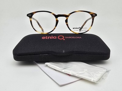 Etnia Barcelona Kreuzberg II Havana Brown Eyeglasses Frame w/ Case Spain 47mm