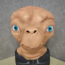 ET Alien Latex Mask Halloween Carnival Party Movie E.T. the Extra-Terrestrial Re