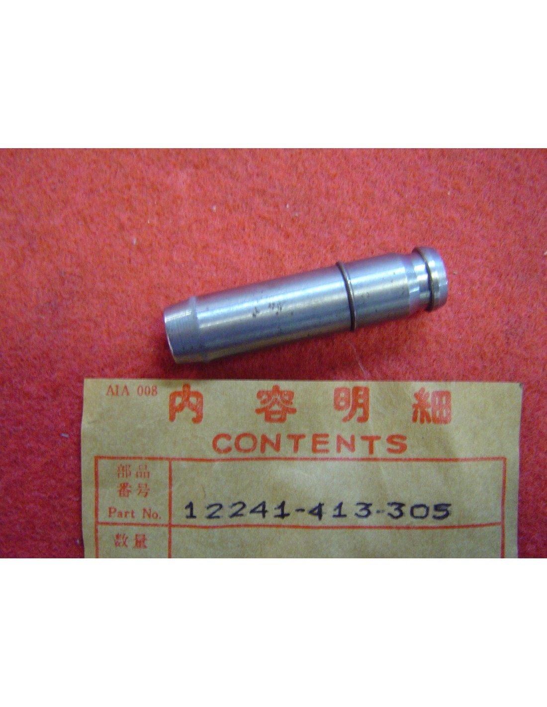 Guide de soupape d'échappement pour motos Honda CB250N et CB400T