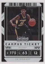 2020-21 Panini Contenders Draft Picks Campus Ticket Ja Morant #44 3wu