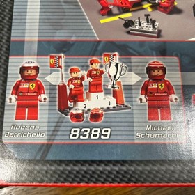 LEGO 8375 Racers Ferrari F1 Pit Set Sealed