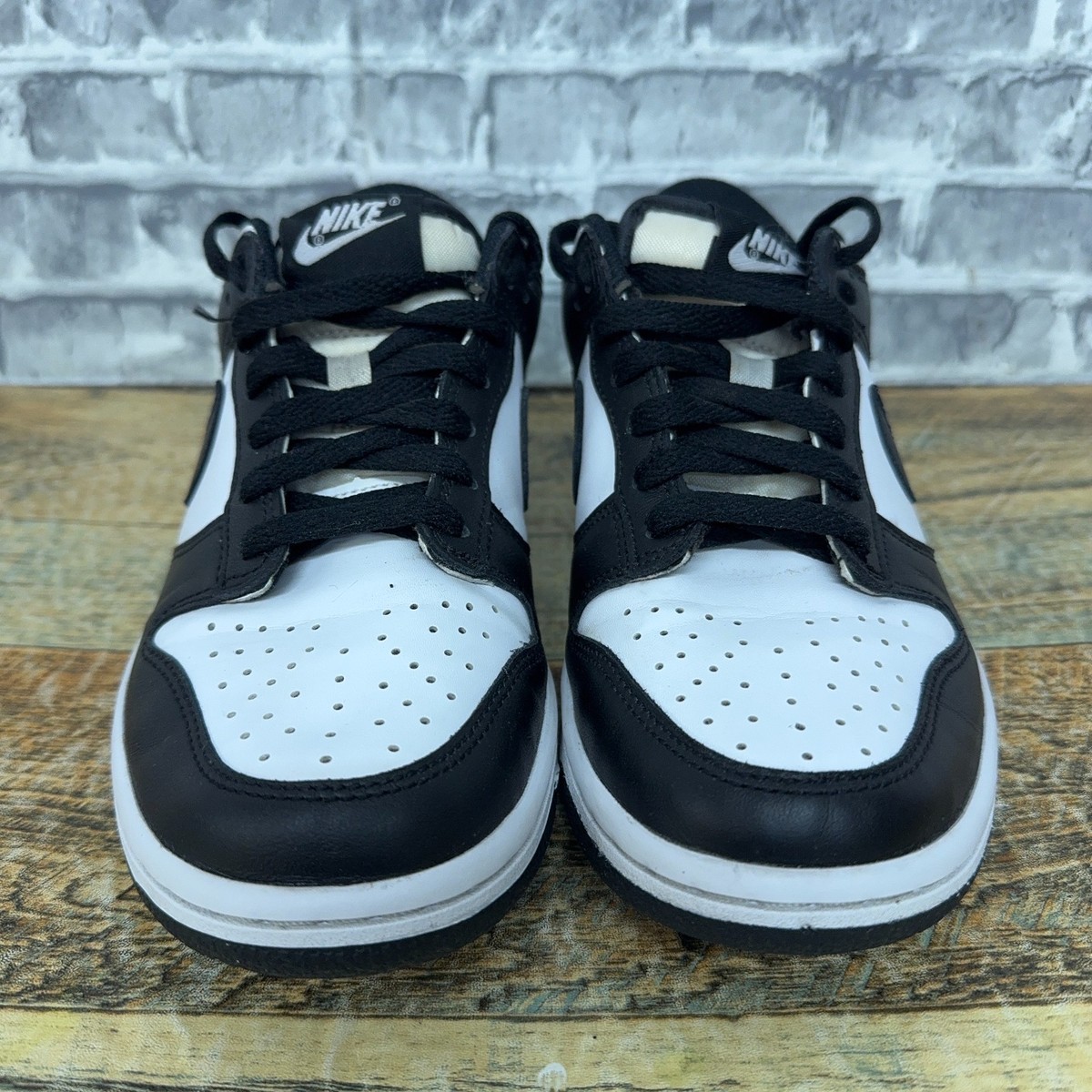 Nike Dunk Low Black White Panda CW1590-100 Youth Size 5.5Y