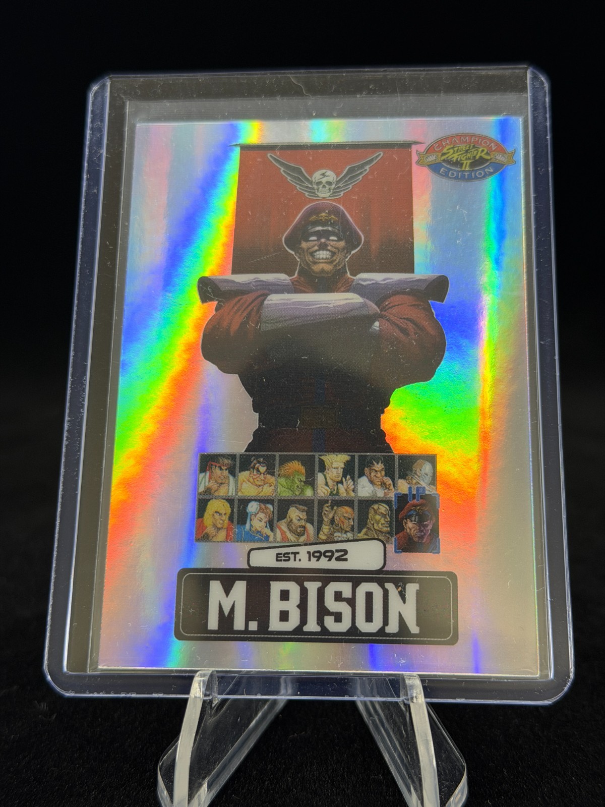 Street Fighter 2: Champion Edition PSA Promo M. Bison Silver
