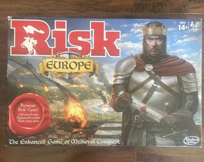 Hasbro Risk Europe Board Game (2015) Gently Used COMPLETE