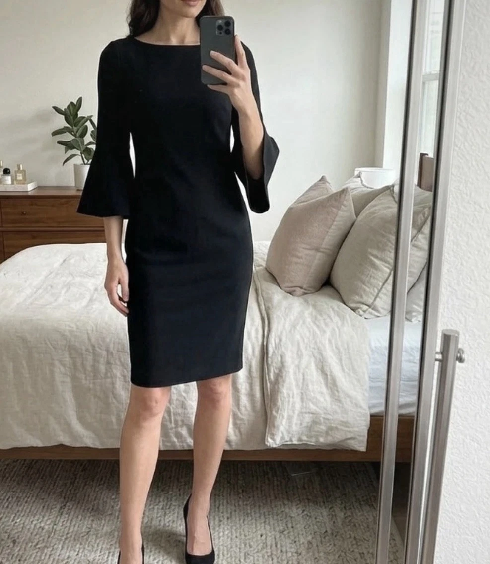 Knee Length 3/4 Sleeve Formal Dresses for Women for sale | eBay