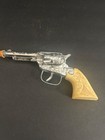 VINTAGE WESTERN COWBOY TOY CAP GUN CAST METAL 7.5" REVOLVER NEEDS TLC — photo 10