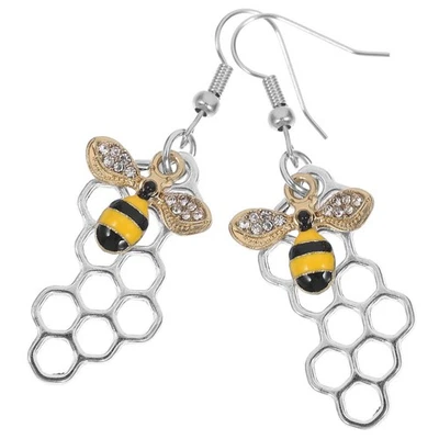 Boucles D'oreilles Abeille Pour Femmes À Breloques Amusantes Pendantes - Photo 1/4