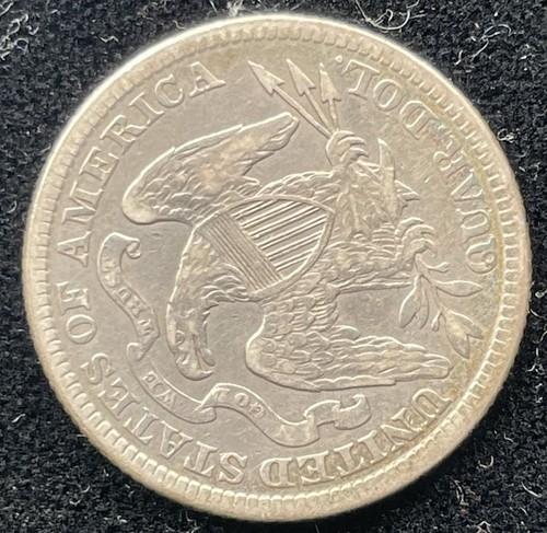 1885 Seated Liberty Quarter Key Date 16,300 Minted! - Picture 5 of 6