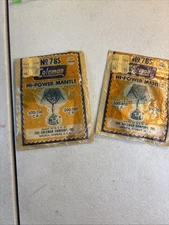 VINTAGE 1950's COLEMAN LANTERN # 78S HI-POWER MANTLE Set Of 2 R