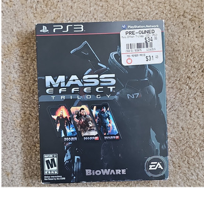 Mass Effect Trilogy by EA Sony PlayStation 3 Manual Included NTSC-U/C