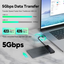 10 SATA to USB 3.0 Adapter, USB SATA Cable for 2.5" SSD HDD Right Angle Cables