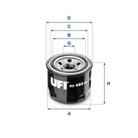 UFI 23.485.00 ÖLfilter FüR KIA Hyundai Smart Mitsubishi Subaru
