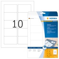 Herma 8840 Inkjet Etiketten A4 83,8X50,8Mm 250 StüCk Rechteckig Papier Matt Weiß