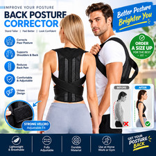 Back Posture Corrector Brace Clavicle Shoulder Support Adjustable Unisex Trainer