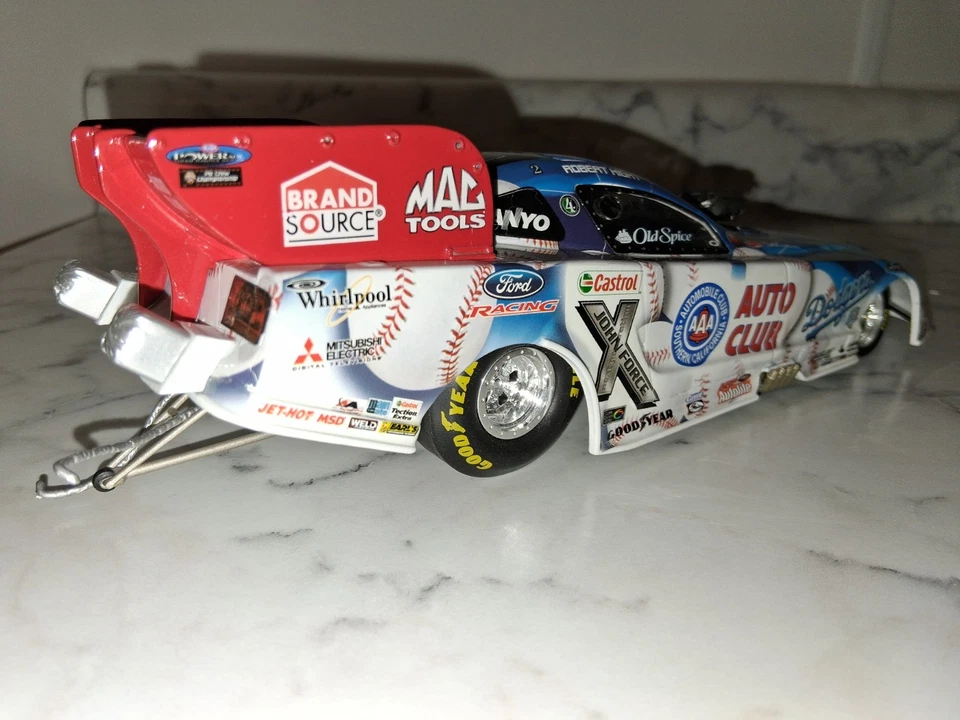 (LEER ANUNCIO) Obert Hight Autografiado Dodgers MLB AAA Ford Mustang NHRA F/C 1.24 Foto 3 de 4