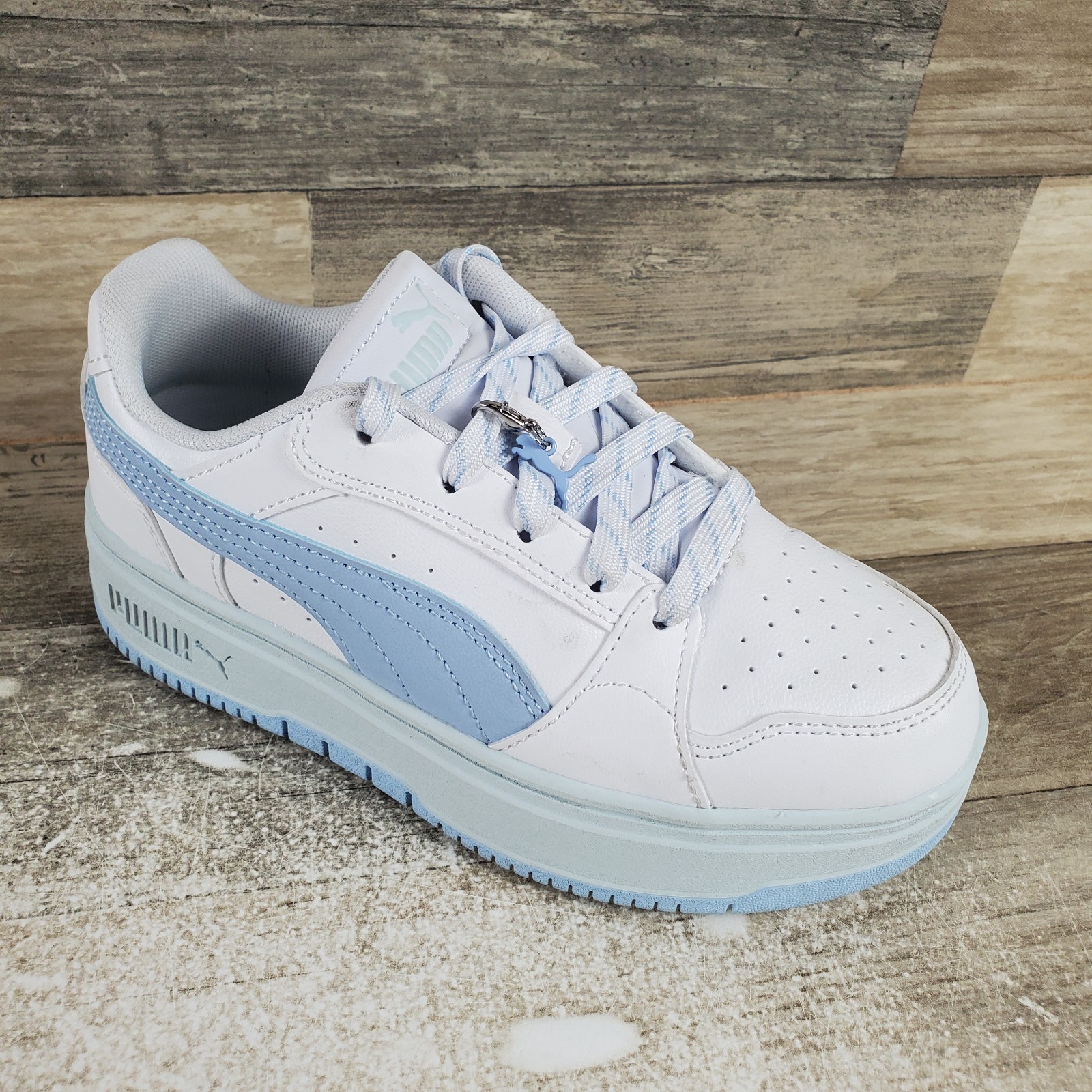 PUMA Rebound Femme Parfumee Kids Shoes Sz 2 2C Leather Platf
