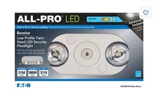 Eaton All-Pro LED Revolve Security Floodlight 110v REV250pcw 5k Wall/soffit Low