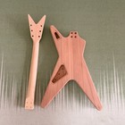 DIY Dean Electric Guitar Kit Mahogany Body Maple fretboard BK part bolt on 22F — photo 4