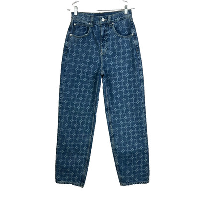 BDG Iets Frans Women's Jeans Size W 28 Denim Monogram High Waist Boyfriend