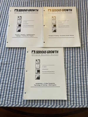 Serious Growth Bodybuilding 3 Part System  **OPTIMUM TRAINING SYSTEM**