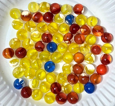 Vintage Cat's Eye Marbles - Lot of 75 From Estate Sale