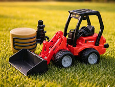 Bruder Schaffer 2630 Compact Loader w/ Bale G...