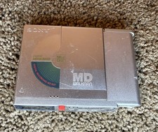 Sony MZ-R37 MiniDisc Recorder Portable MD Walkman Untested With Disc