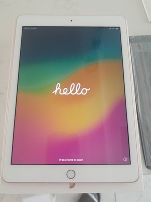100% Excellent Apple iPad 6th Gen Rose Gold A1893 32GB iOS (WiFi Only)
