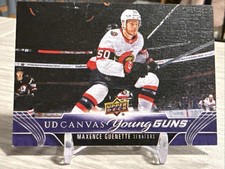 Maxence GUENETTE YOUNG GUNS CANVAS #235 - UPPER Deck series 2 2023-24