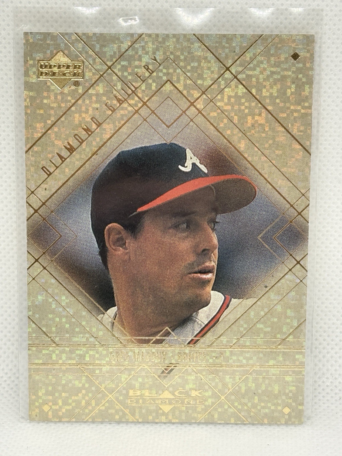 2000 Upper Deck Black Diamond Greg Maddux Diamond Gallery #G9 Braves