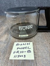 Bunn Coffee Maker 10 Cup Black Carafe Replacement Decanter Pot Glass and Lid