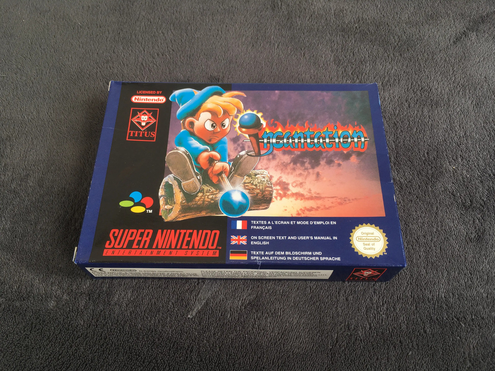 Super Nintendo Incantation EUR Quasi neuf