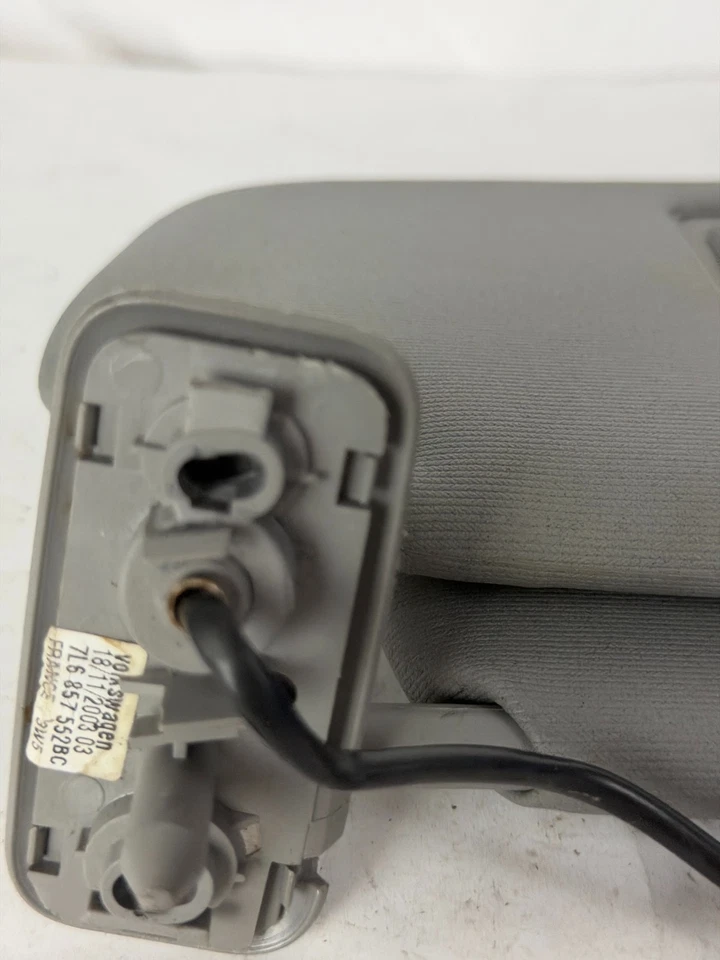 Volkswagen Touareg 2004-2010 parasol delantero derecho lado pasajero parasol fabricante de equipos originales Foto 3 de 4