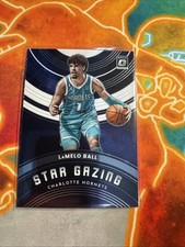 LaMelo Ball 2022-23 Optic Star Gazing Insert 8 Charlotte Hornets Basketball Card